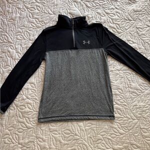 Under Armour Black Threadborne Pullover